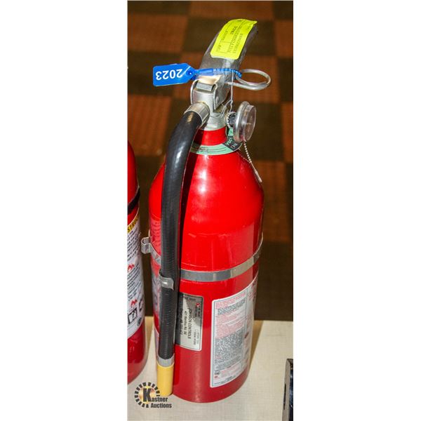 FULLY CHARGED FIRE EXTINGUISHER