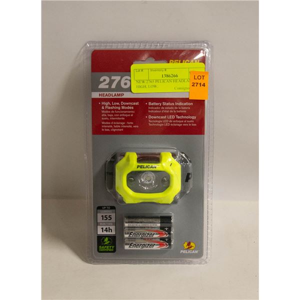 NEW 2765 PELICAN HEADLAMP HIGH, LOW,