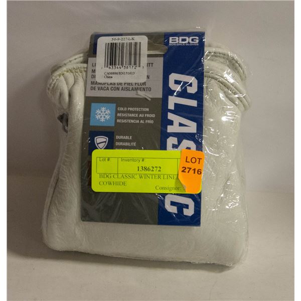 BDG CLASSIC WINTER LINED GRAIN COWHIDE