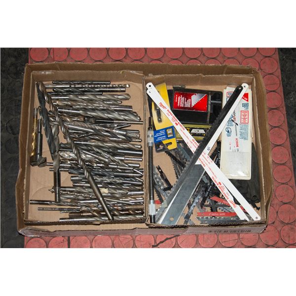 ESTATE TOOLS - VARIOUS DRILL BITS AND SAW BLADES