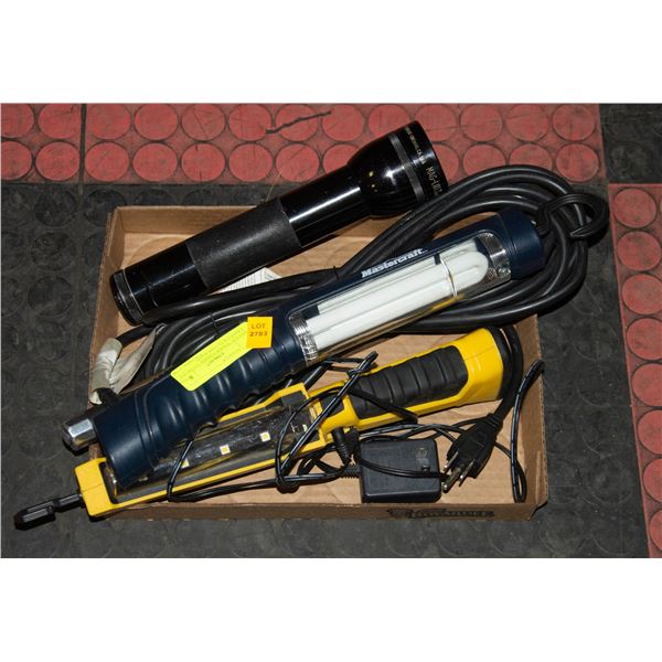 ESTATE TOOLS VARIOUS UTILITY LIGHTS & FLASHLIGHTS