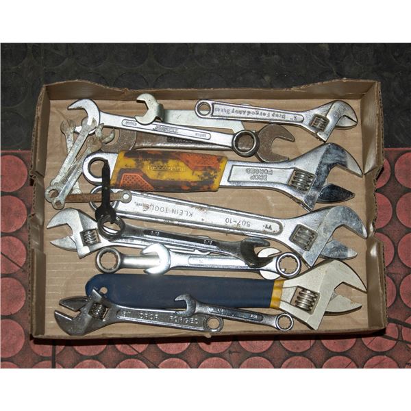 ESTATE TOOLS - CRESCENT WRENCHES AND ADJUSTABLE