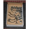 FLAT OF NEW UNUSED DOOR KNOBS/HANDLES NON MAGNETIC