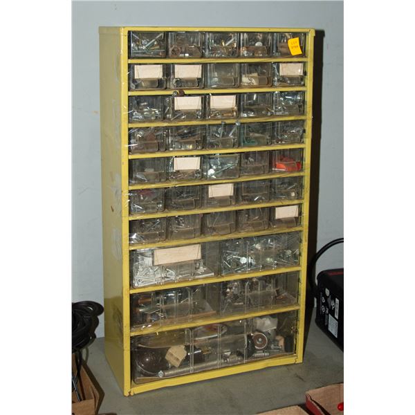 METAL HARDWARE ORGANIZER W/ ASST. HARDWARE