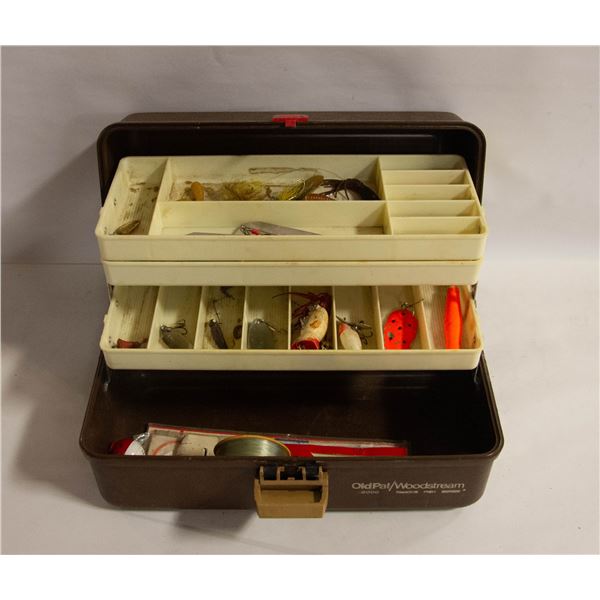 FISHING TACKLE AND BOX