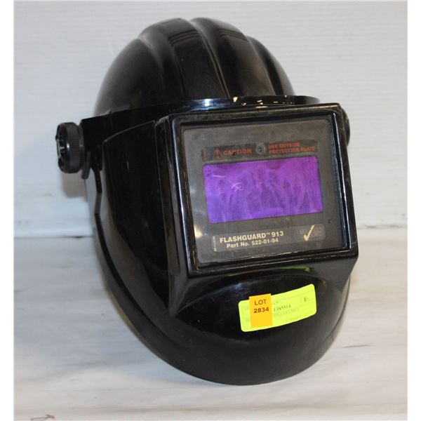 BLACK WELDING HELMET