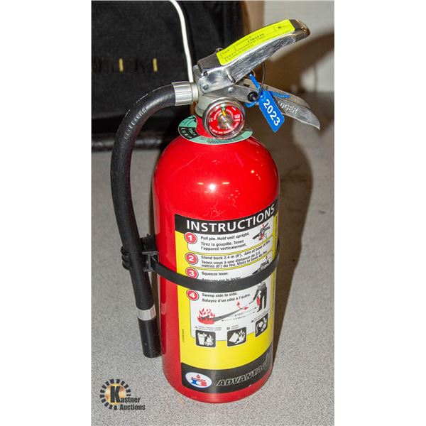 FULLY CHARGED FIRE EXTINGUISHER