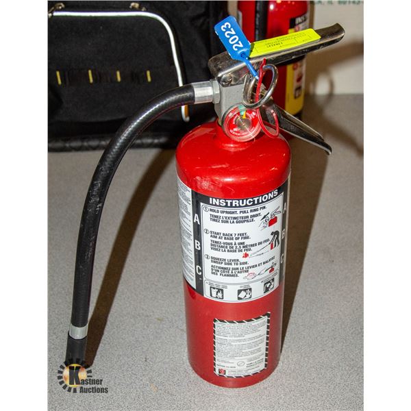 FULLY CHARGED FIRE EXTINGUISHER