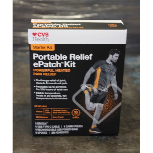 BRAND NEW CVS HEALTH PORTABLE RELIEF EPATCH KIT