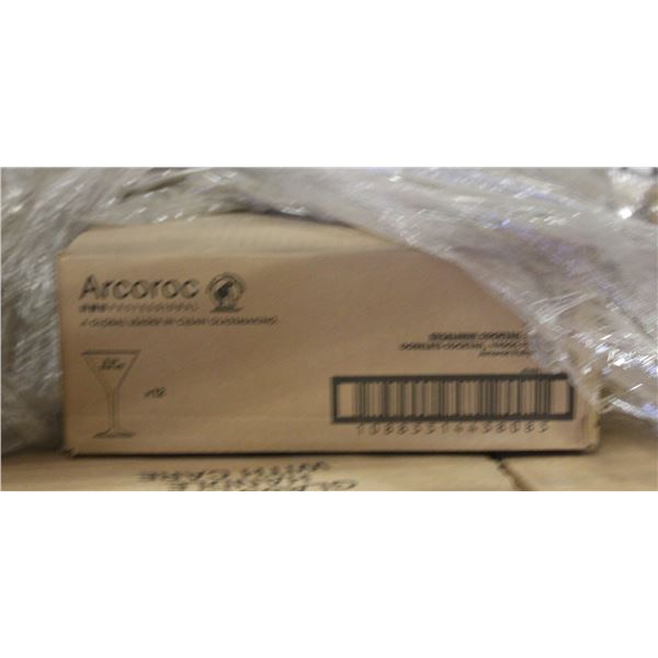 CASE OF 12 ARCOROC 3 OZ COCKTAIL GLASSES