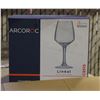 Image 1 : CASE WITH 4 BOXES OF 6 ARCOROC WINE GLASSES