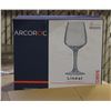 Image 1 : CASE WITH 4 BOXES OF 6 ARCOROC WINE GLASSES