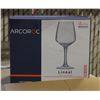 Image 1 : CASE WITH 4 BOXES OF 6 ARCOROC WINE GLASSES