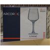 Image 1 : CASE WITH 4 BOXES OF 6 ARCOROC WINE GLASSES
