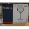 Image 1 : CASE WITH 4 BOXES OF 6 ARCOROC WINE GLASSES