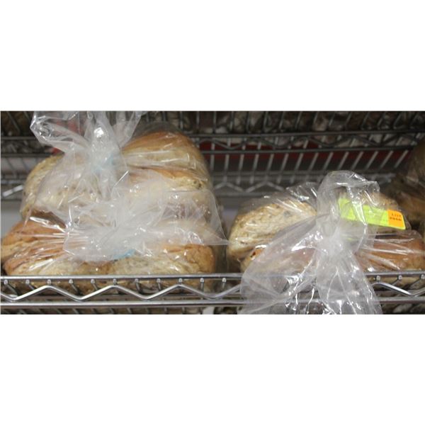 3 PACKS OF PREVIOUSLY FROZEN BUNS