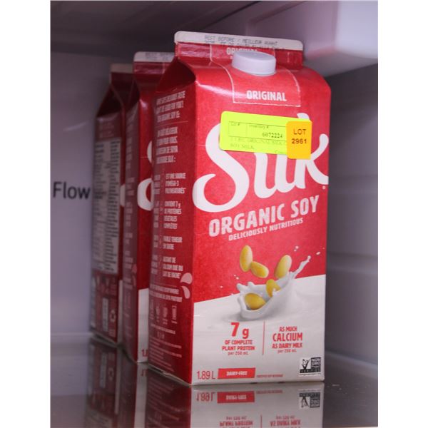 3X1.89L ORIGINAL SILK ORGANIC SOY MILK BB FEB 8/25