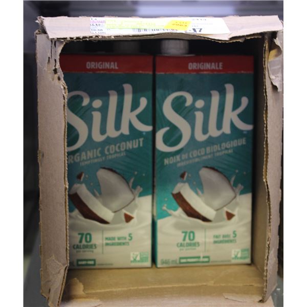 BOX W/ 10 946 ML SILK ORGANIC COCONUT MILK
