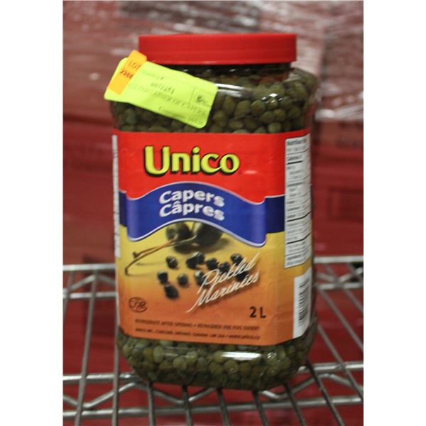 UNICO 2L CONTAINER OF CAPERS BB NOV 2026