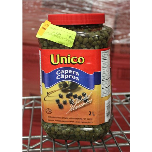 UNICO 2L CONTAINER OF CAPERS BB NOV 2026