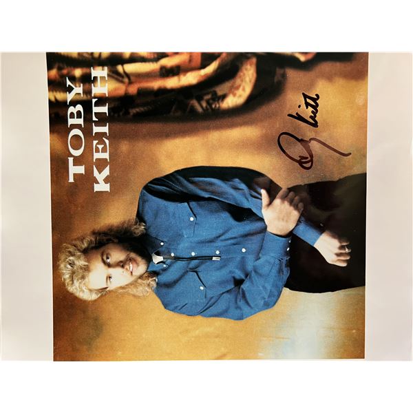 Toby Keith signed photo