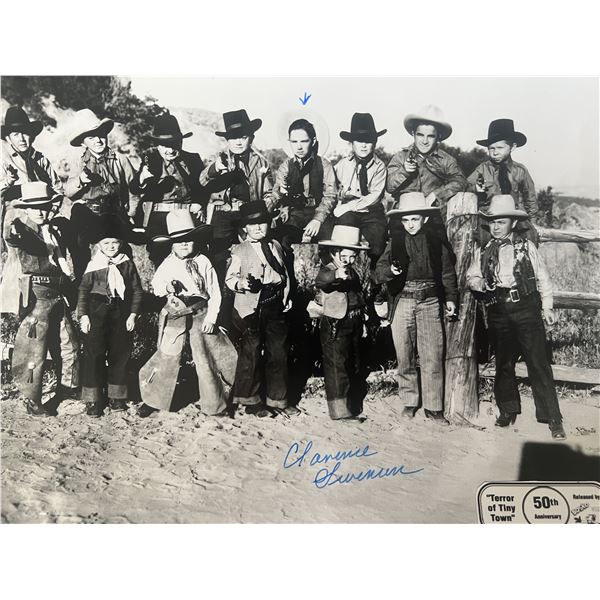 The Terror of Tiny Town Clarence Swensen signed photo