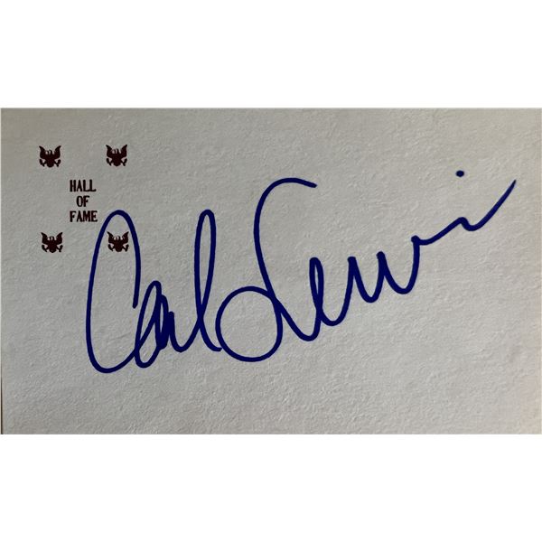 Carl Lewis original signature