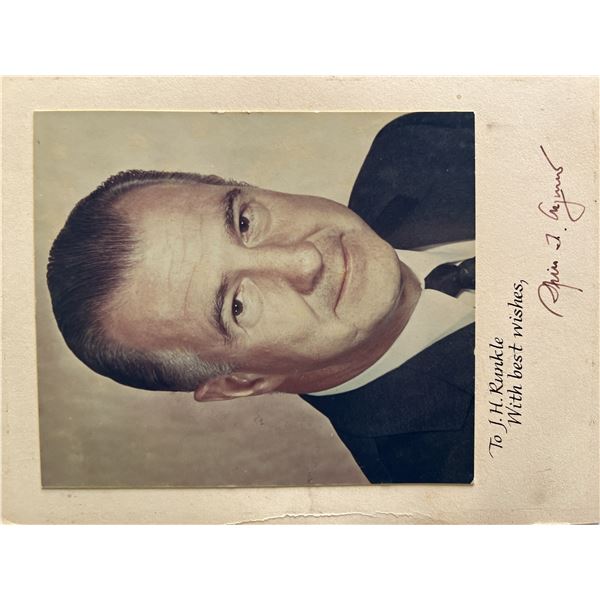 Spiro Agnew signed photo