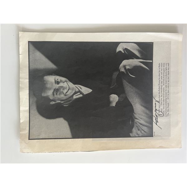 Father Knows Best Robert Young signed print