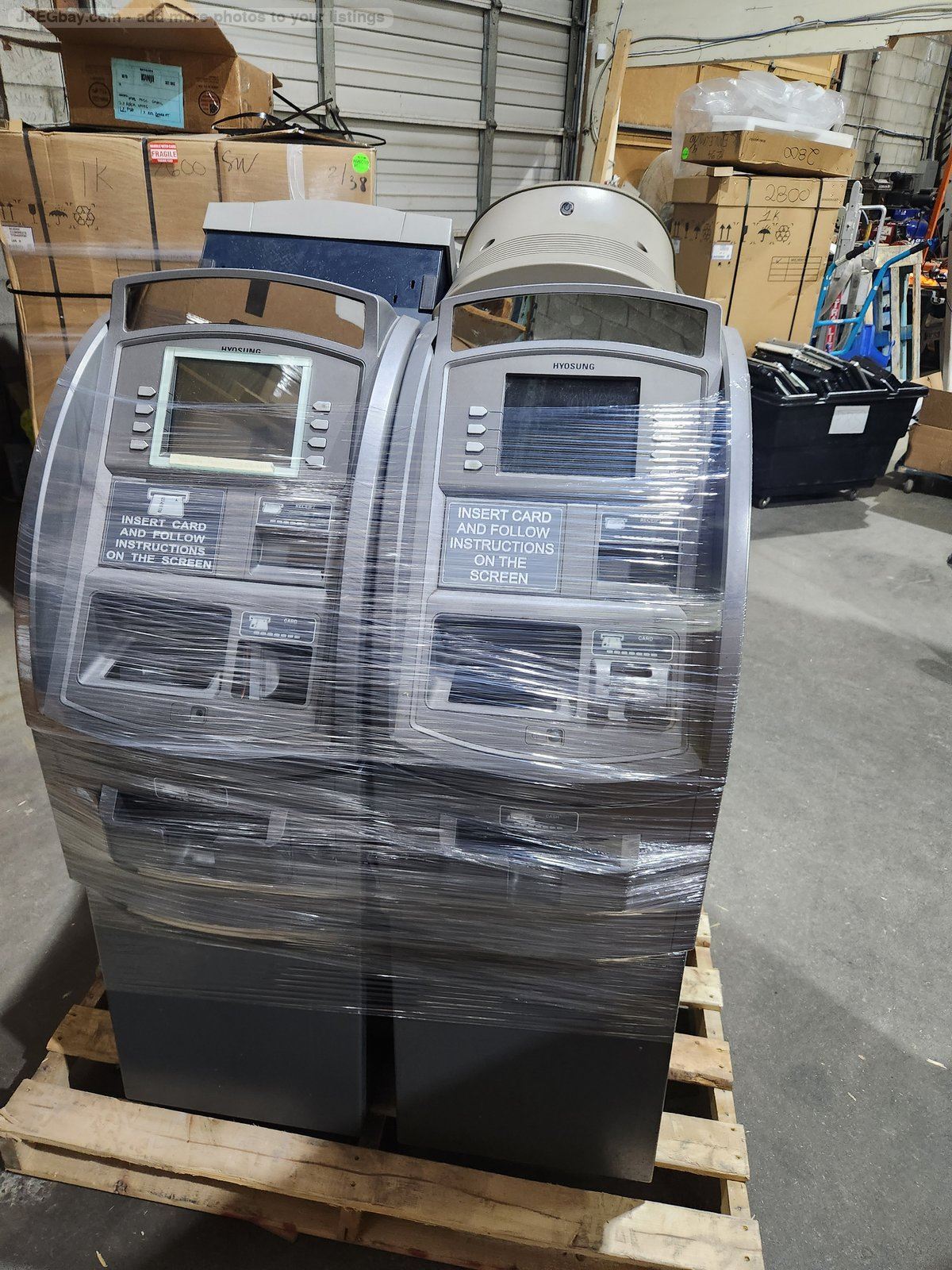Pallet of 4 ATM Bank Machines