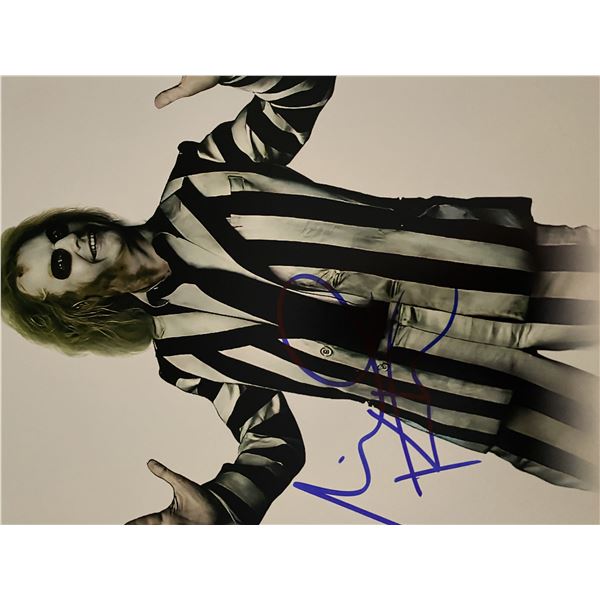 Beetlejuice Michael Keaton signed movie photo