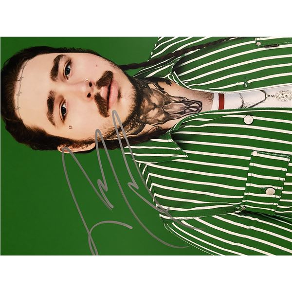 Post Malone signed photo