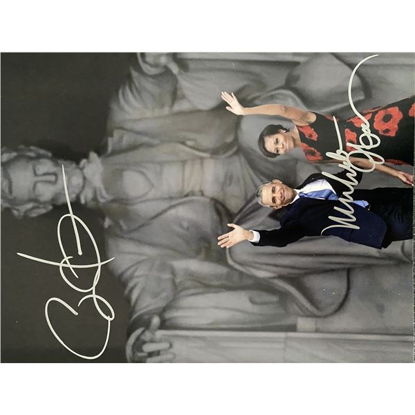 Barack and Michelle Obama signed photo