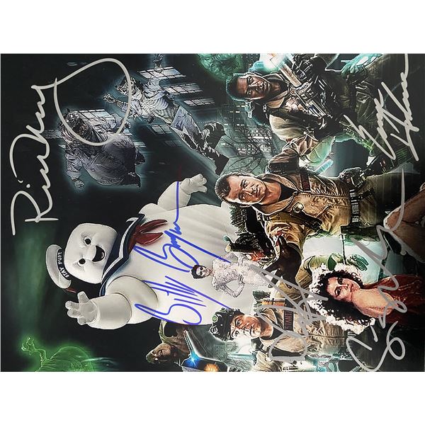 Ghostbusters cast signed movie photo