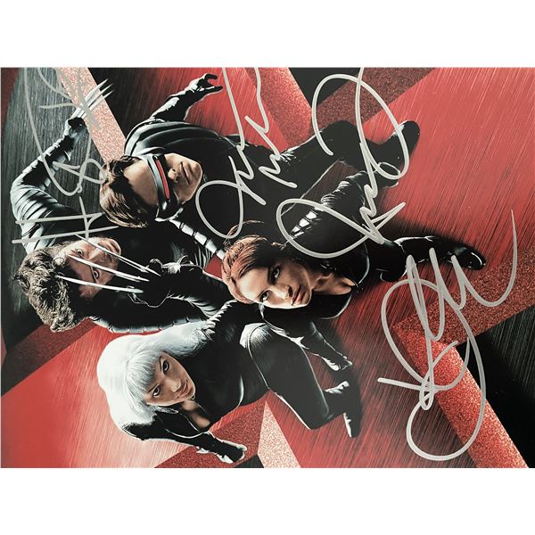 X-Men cast signed movie photo