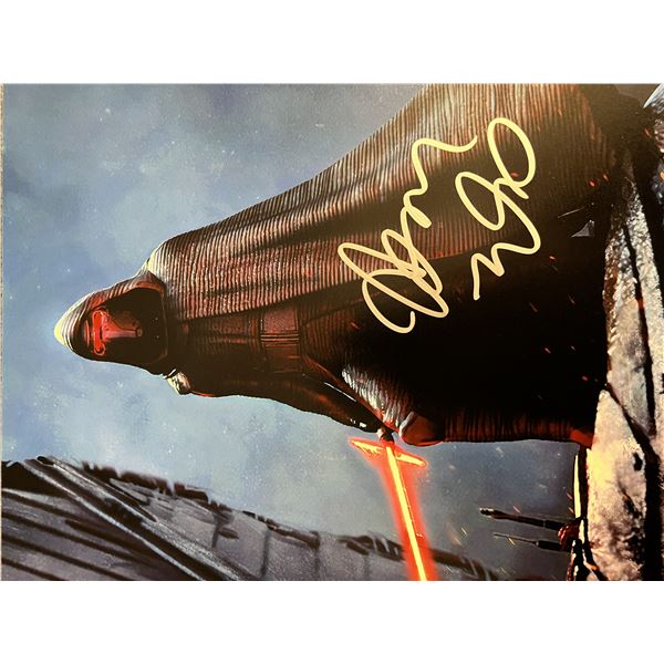 Star Wars Adam Driver signed movie photo