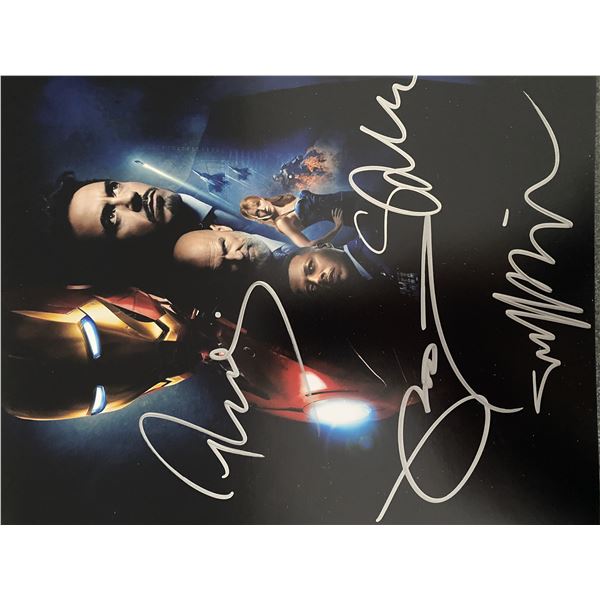 Iron Man 3 cast signed movie photo