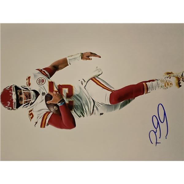 Kansas City Chiefs Patrick Mahomes signed photo