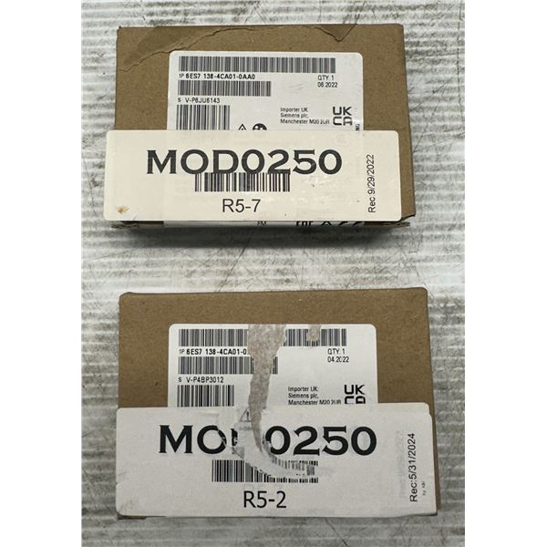 (2) Siemens #6ES7 138-4CA01-0AA0 Power Modules