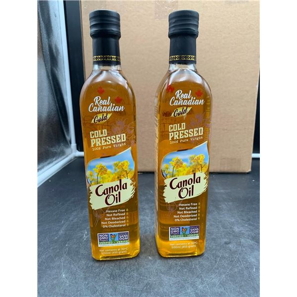 Real Canadian Gold-Cold Pressed Canola Oil (2 x 500ml)
