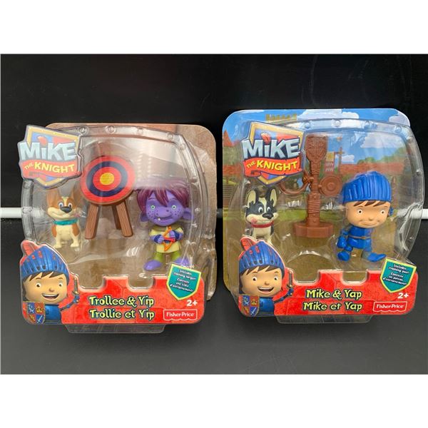 Fisher Price Mike the Knight Trollee & Yip Action Figures with Training Post / Fisher Price Mike the
