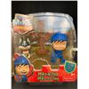 Image 3 : Fisher Price Mike the Knight Trollee & Yip Action Figures with Training Post / Fisher Price Mike the
