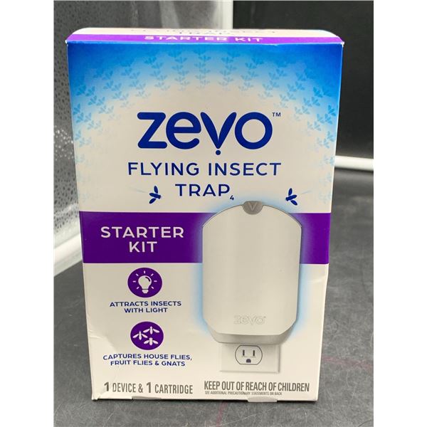 Zevo Flying Insect Trap Starter Kit 1 Device & Cartridge