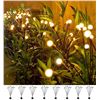 Image 1 : 8 Count Solar Lights Outdoor Waterproof IPX5, Solar Garden Lights, Wind Swaying Lights,Firefly Light