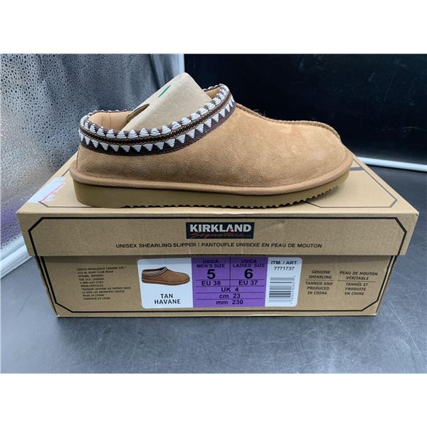 Kirkland Tan Unisex Shearling (6)