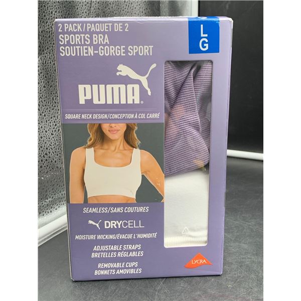 Puma 2pk Sports Bra (L)