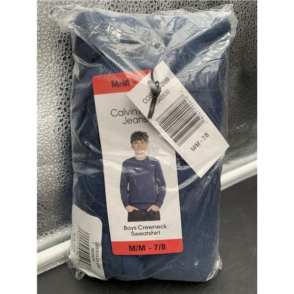 Calvin Klein Boys Crewneck (M 7/8)