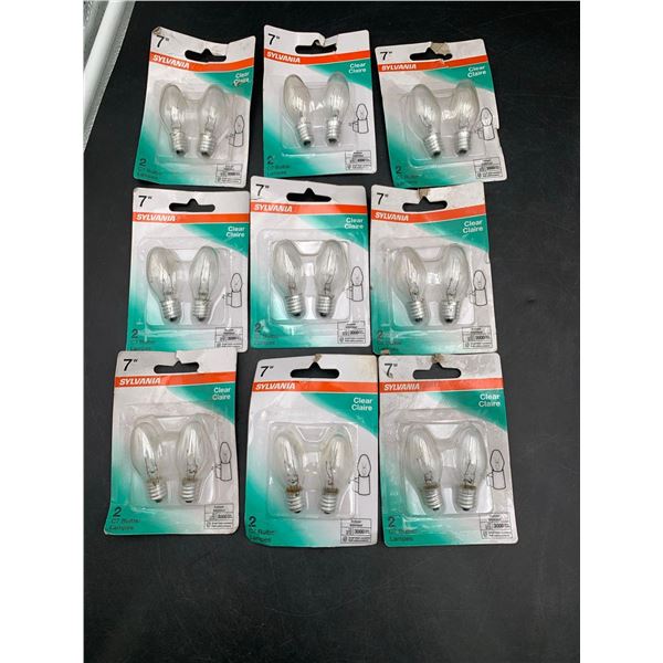 Sylvania Clear Lightbulbs (7w) 2 x 9