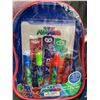 Image 2 : PJ Masks Activity Back-pack and Paw Patrol Valentine Tattoo Pops & Card Kit