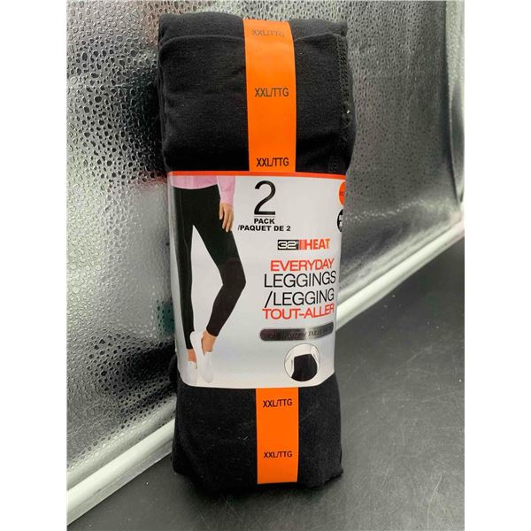 32 degree heat Everyday Leggings 2pk (XXL)